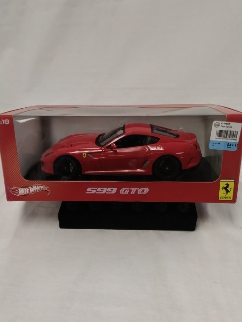 Mattel Hot Wheels 599 GTO Red with Black Accents Die-Cast Car